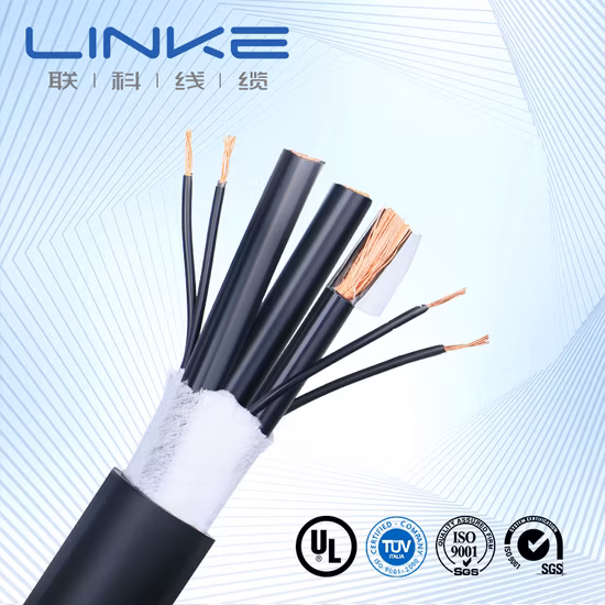 Tinned Copper Conductor and PVC Over Jacket Coaxial Cable