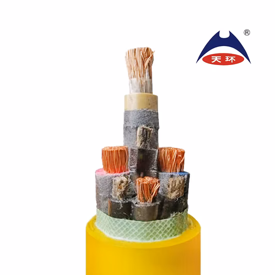 Mcp 0.66/1.14kv Pcg Tinned Copper Conductor CPE Rubber Shielded Flexible Power Cable for Coal Mining Machine